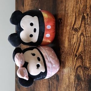 Mickey and Minnie Mouse stuffed toy